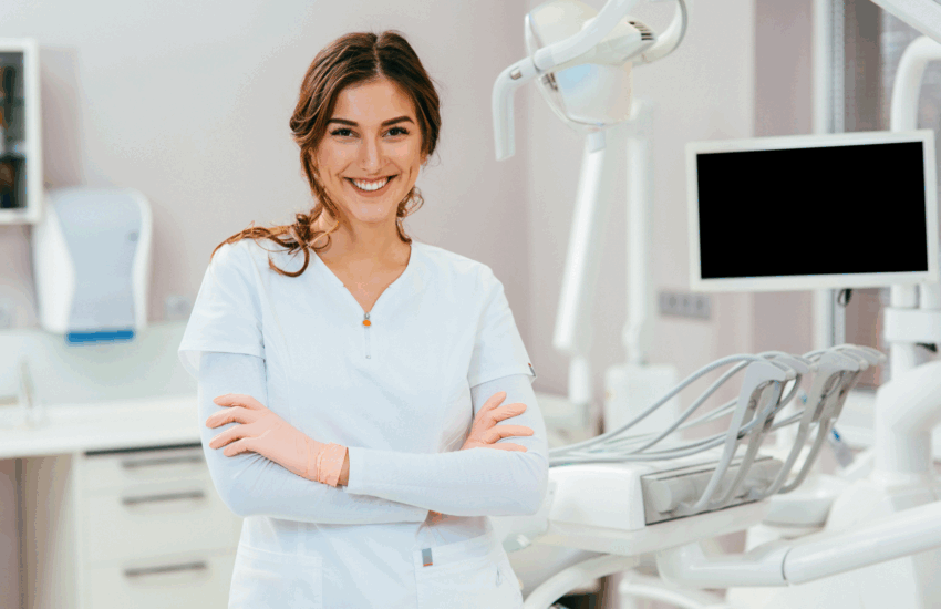 Morar-Eua-SG-Global-Group-melhores-cidades-para-dentistas-nos-eua Imagem mostrando profissionais dentistas trabalhando em clínicas modernas e ambientes urbanos das melhores cidades para dentistas nos EUA.
