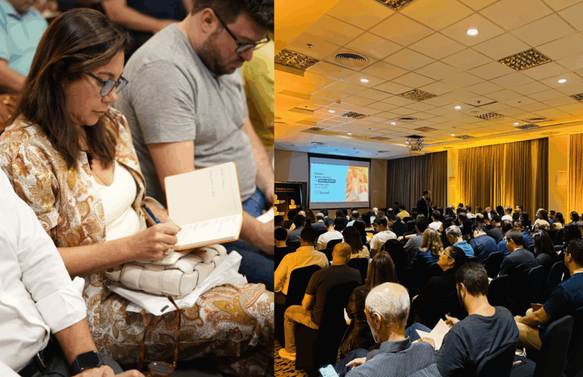 Morar-Eua-SG-Global-Group-Evento-de-Imigração-para-os-EUA-no-Rio-de-Janeiro Imagem ilustrativa do evento da SG Global Group, mostrando pessoas reunidas em um ambiente corporativo, com apresentação sendo conduzida por Alberto Buss, diretor comercial, sobre planejamento migratório. On The Road Rio de Janeiro: Uma Noite Incrível de Aprendizado e Conexões